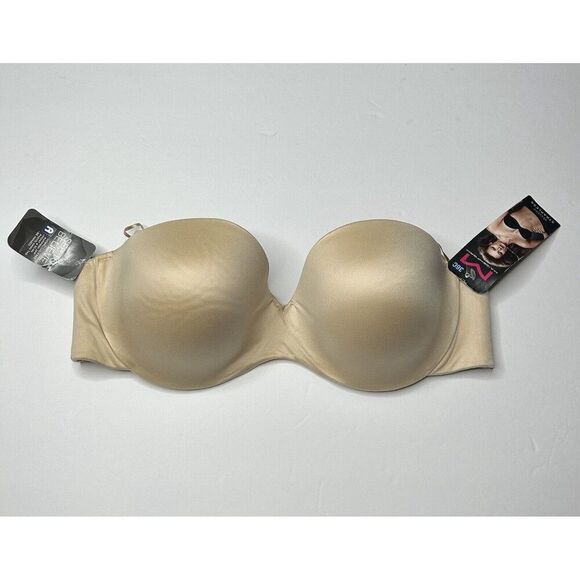 New Maidenform Tan Lined Strapless Bra 36C - Picture 9 of 9